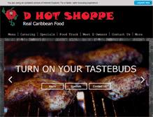 Tablet Screenshot of dhotshoppe.com